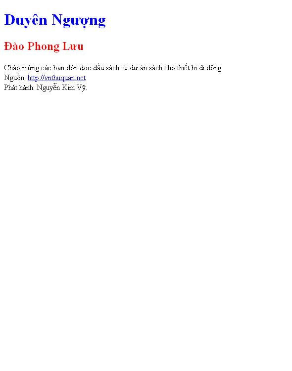 Bìa truyện Duyên Ngượng