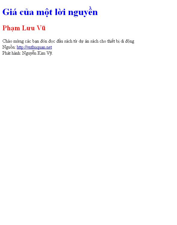 Bìa truyện Giá của một lời nguyền