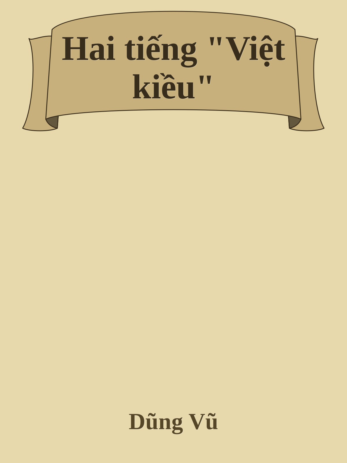 Bìa truyện Hai tiếng "Việt kiều"