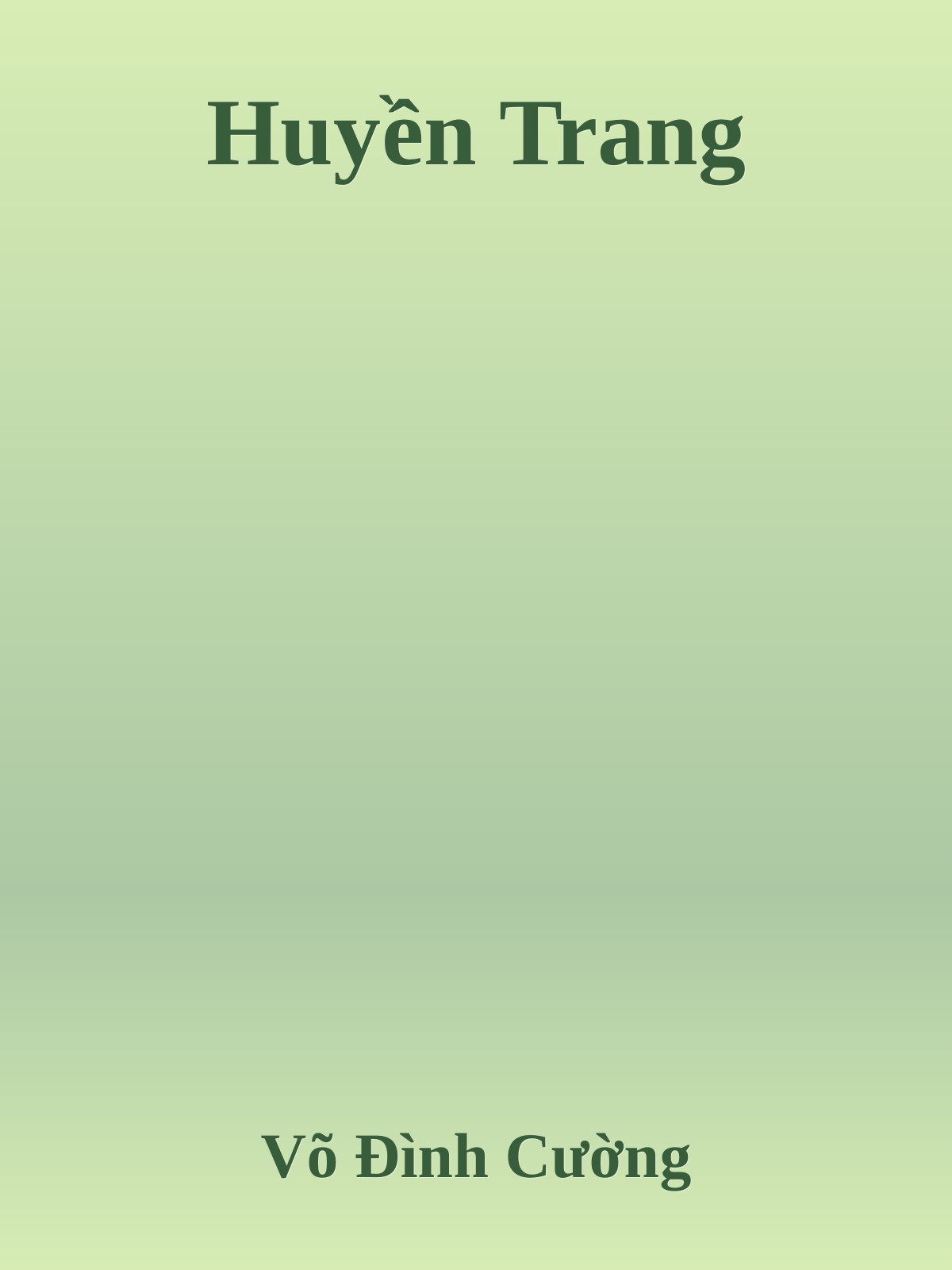 Bìa truyện Huyền Trang