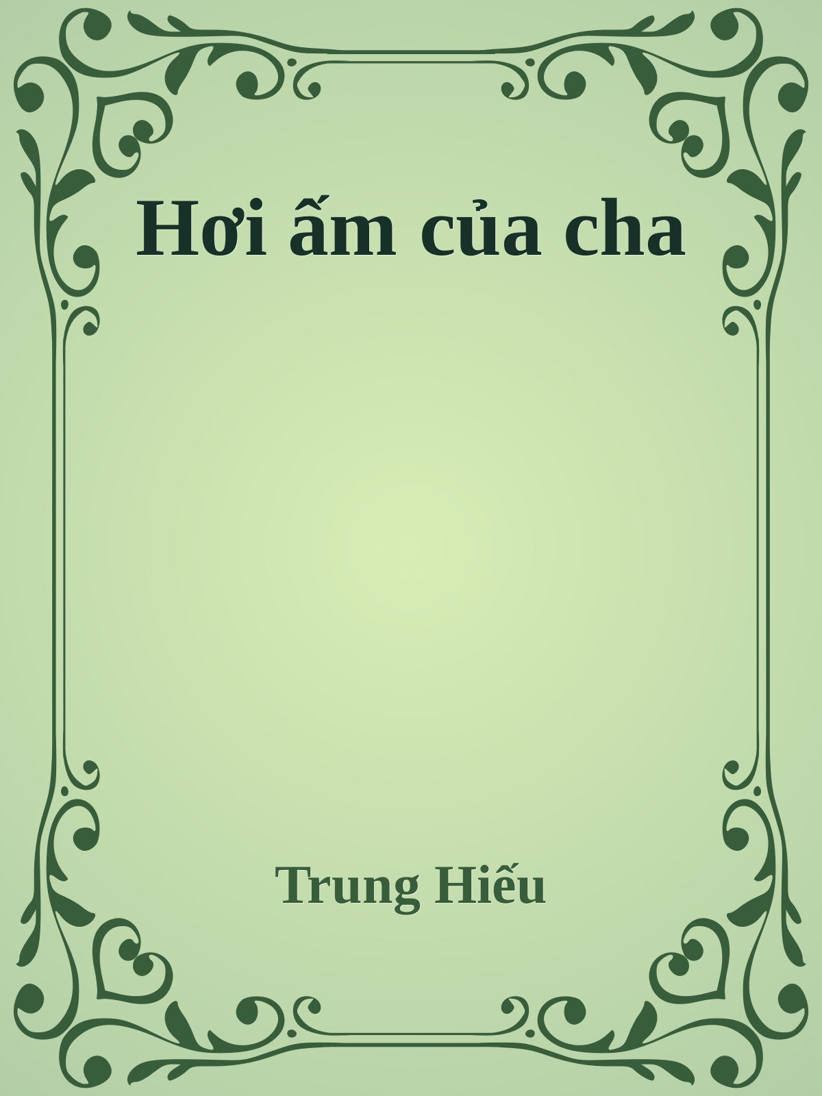 Bìa truyện Hơi ấm của cha