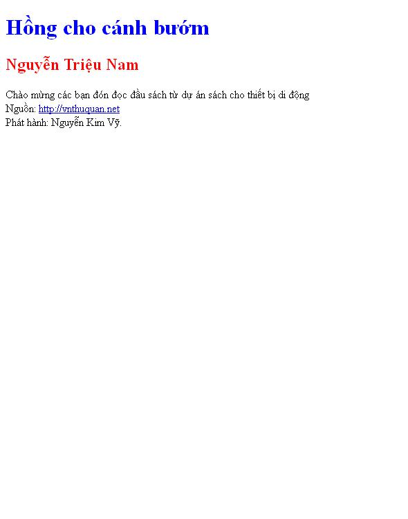 Bìa truyện Hồng cho cánh bướm