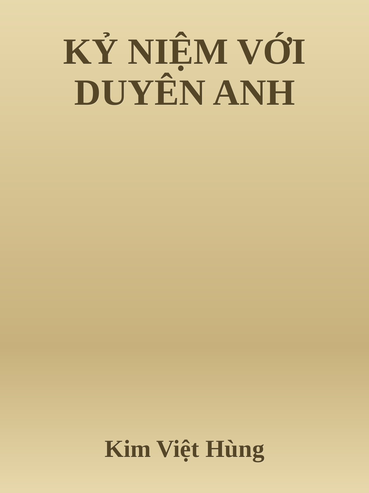Bìa truyện KỶ NIỆM VỚI DUYÊN ANH