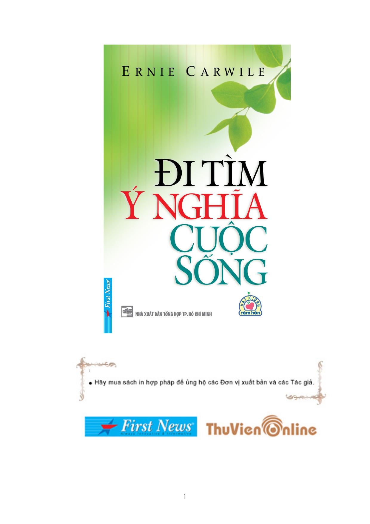 Bìa truyện Đi tìm ý nghĩa cuộc sống