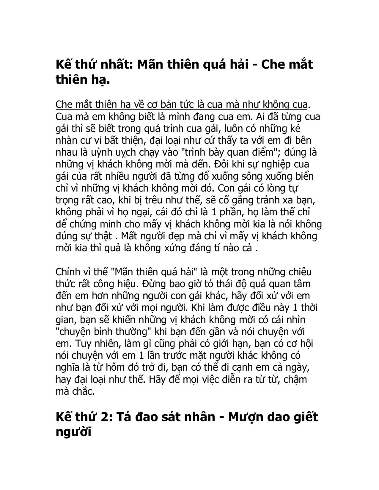 Bìa truyện Nghe Thuat Cua Gai