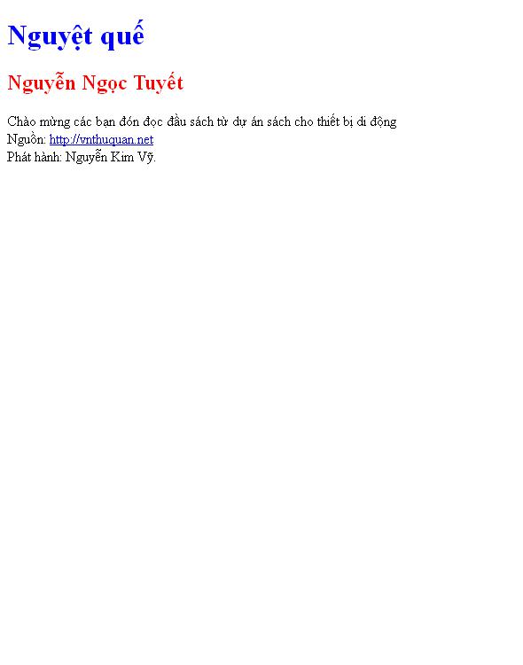 Bìa truyện Nguyệt quế