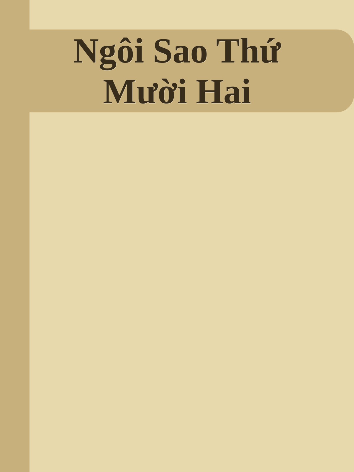 Bìa truyện Ngôi Sao Thứ Mười Hai