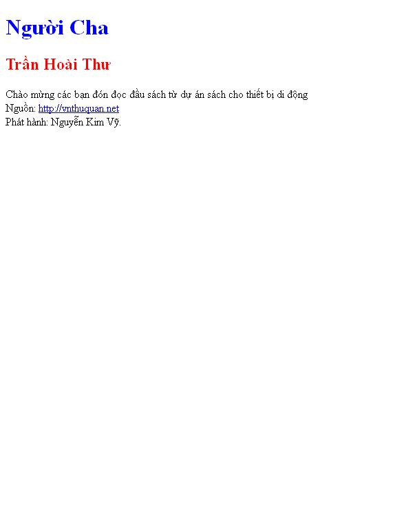 Bìa truyện Người Cha