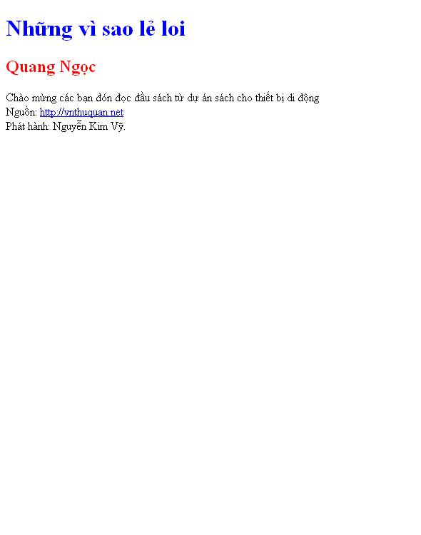 Bìa truyện Những vì sao lẻ loi