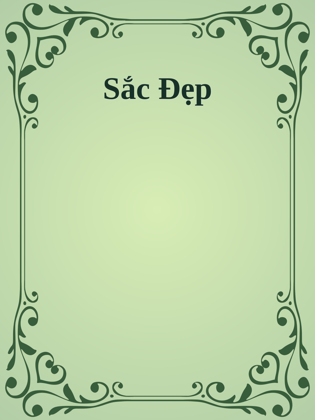 Bìa truyện Sắc Đẹp