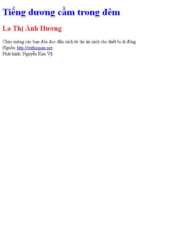Bìa truyện Tiếng dương cầm trong đêm