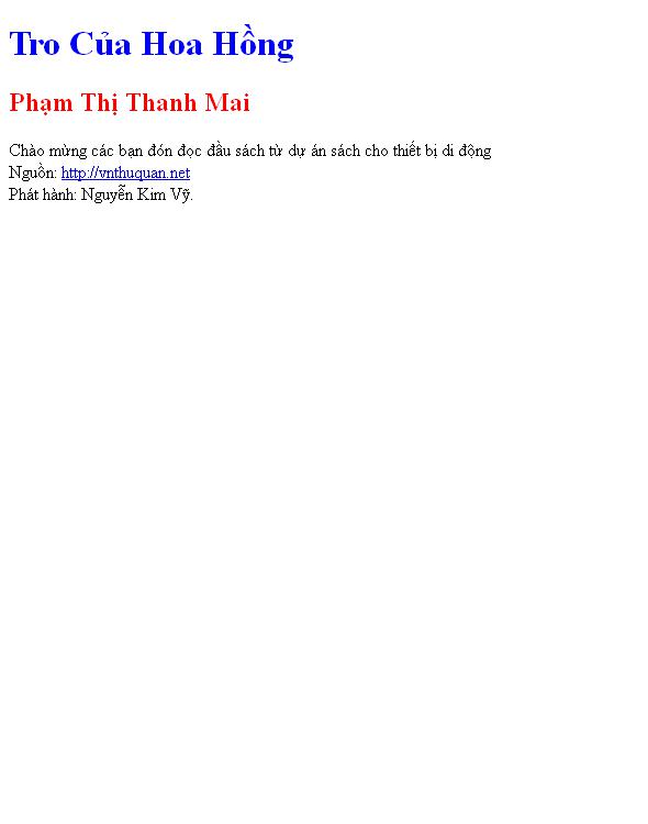 Bìa truyện Tro Của Hoa Hồng