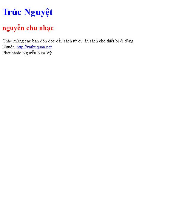 Bìa truyện Trúc Nguyệt