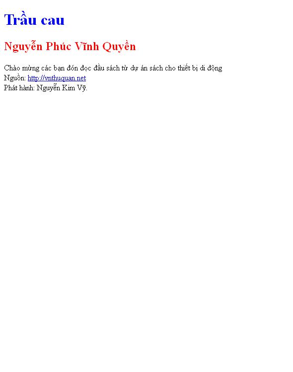 Bìa truyện Trầu cau