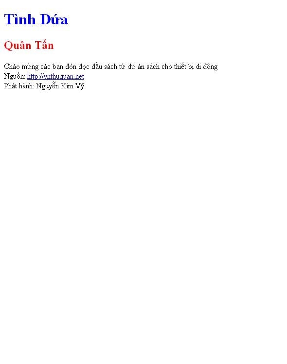 Bìa truyện Tình Dứa
