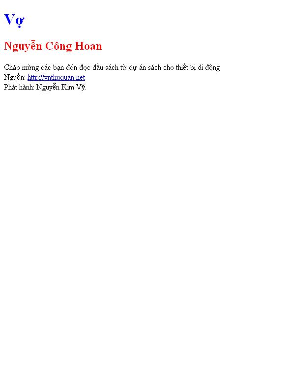 Bìa truyện Vợ