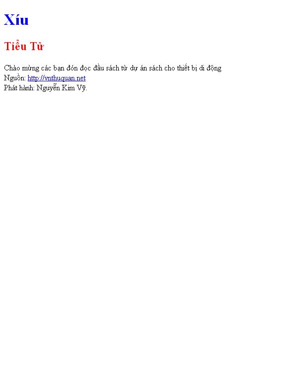 Bìa truyện Xíu