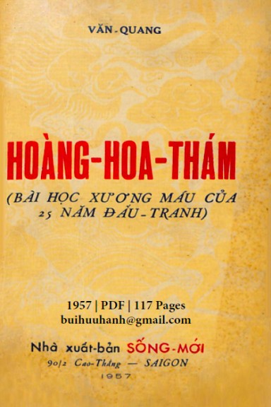 Bìa truyện Hoàng Hoa Thám (Bài Học Xương Máu Của 25 Năm Đấu Tranh)