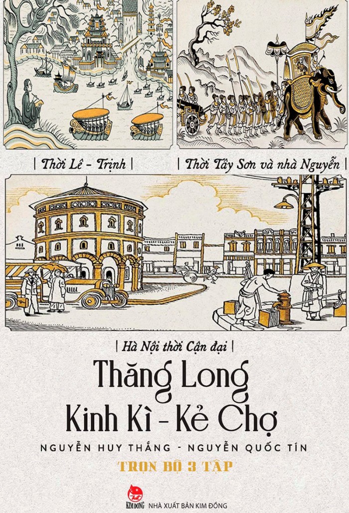 Bìa truyện Thăng Long Kinh Kì - Kẻ Chợ (Bộ 3 Tập)