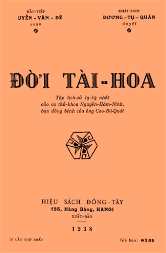 Bìa truyện Đời Tài Hoa