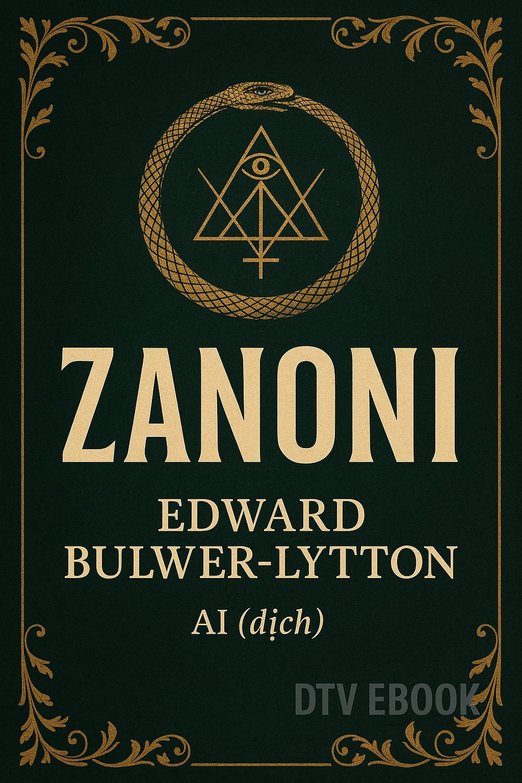 Bìa truyện Zanoni (SN)