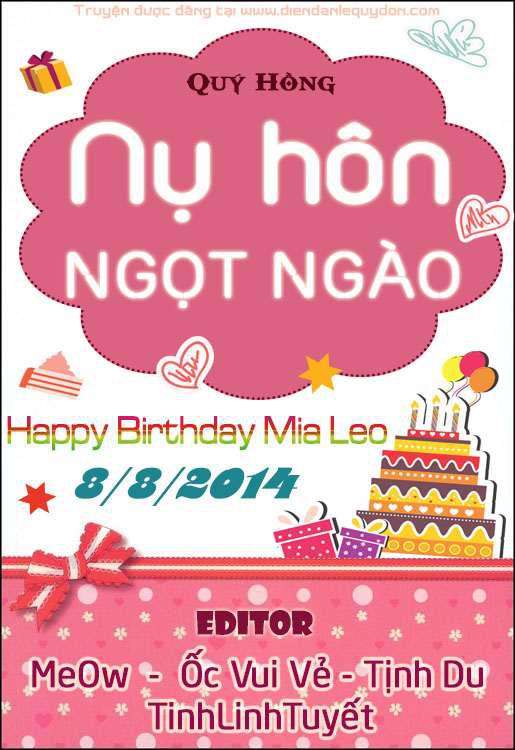 Bìa truyện Nụ Hôn Ngọt Ngào